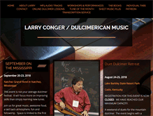 Tablet Screenshot of larryconger.com